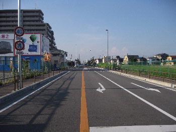 都市計画道路松原駅松ヶ丘線の写真