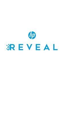 スクリーンショット：「HP Reveal」起動画面の画像