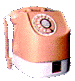 緊急通報用ボタンがない公衆電話（ピンク色）の写真