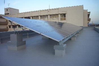 河合小学校太陽光発電整備工事の写真