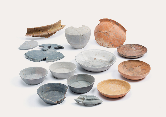 河合遺跡で見つかった奈良時代の土器
